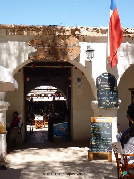 Restaurante La Plaza - San Pedro de Atacama - Deserto do Atacama