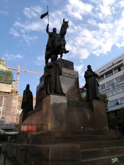 Pomnik Svateho Vaclava - Praga - Republica Tcheca