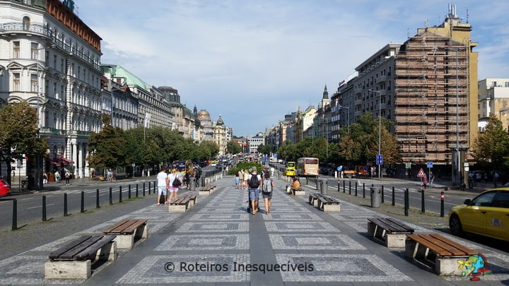 Václavské náměstí - Praga - Republica Tcheca