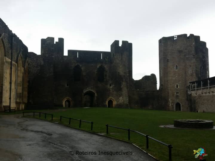 Castelo de Caerphilly - Pais de Gales - Reino Unido