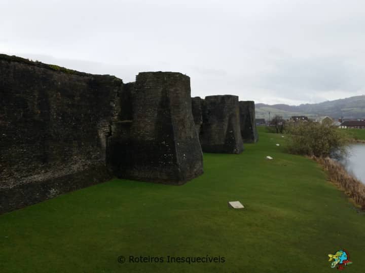 Castelo de Caerphilly - Pais de Gales - Reino Unido