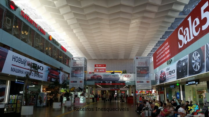 Interior Estacao de Trem para Sao Petersburgo - Moscou - Russia